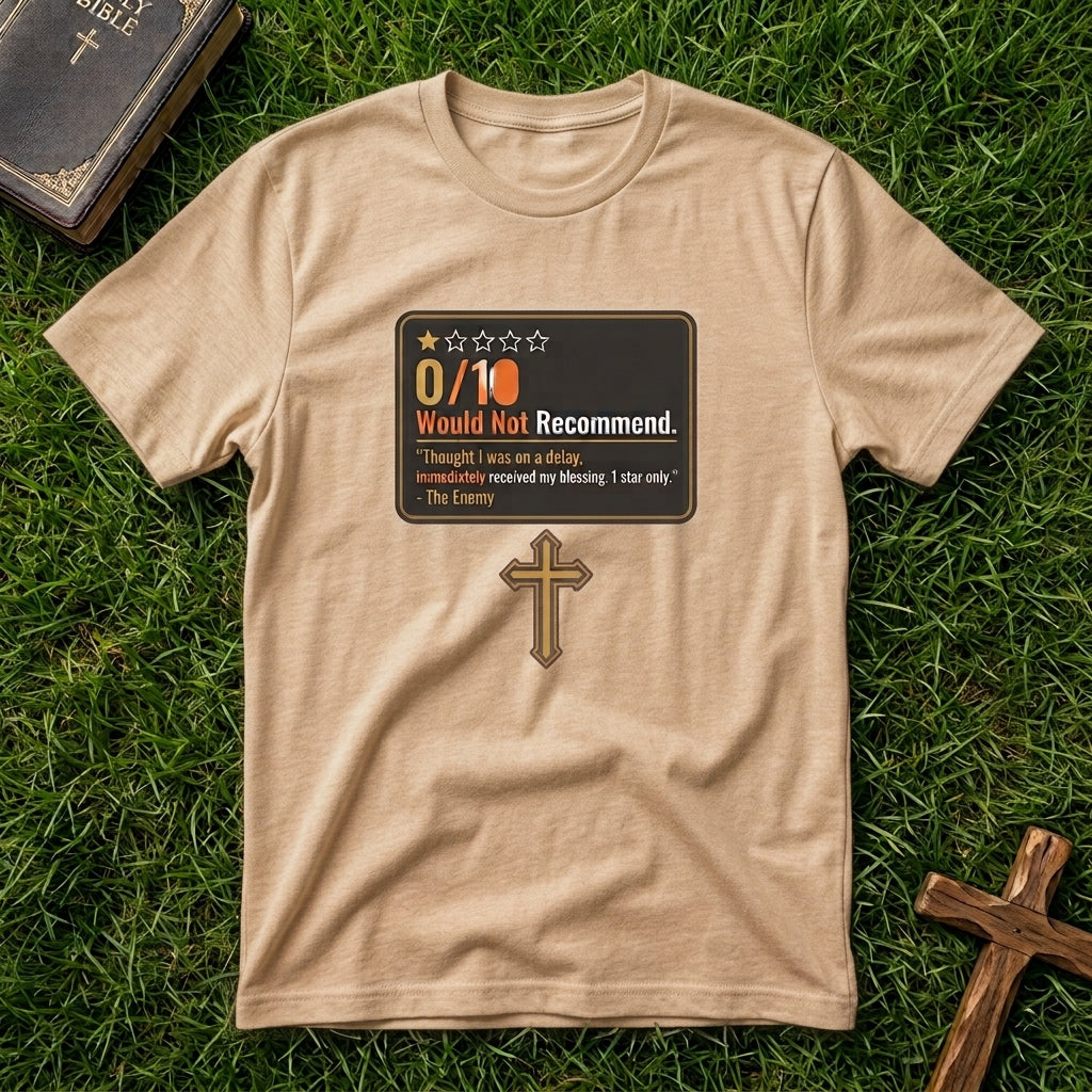 T‑Shirt — "0/10 Would Not Recommend" Funny Rating Review Tee (Copy)
