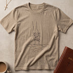 T-Shirt — Minimal Line Art Holding Hands Design