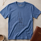T-Shirt — Minimal Line Art Holding Hands Design