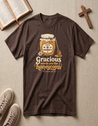 Honey Jar T-Shirt — "Gracious words are like a honeycomb" Cozy Floral Tee