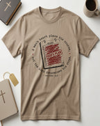 Christian T-Shirt — "God’s Plan" Journal Graphic with Scripture Quote